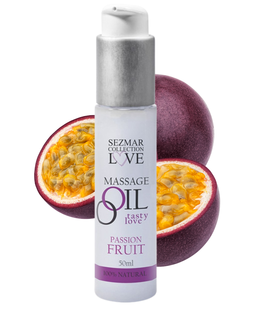 Huile de massage comestible Fruit de la passion 50ml 